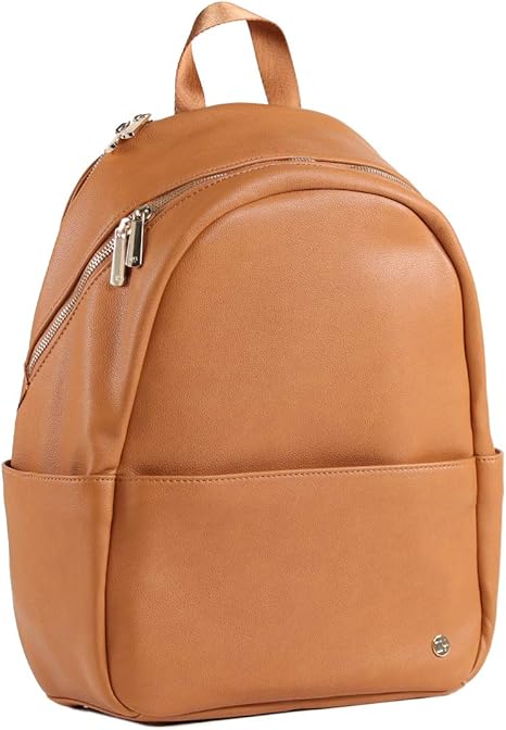 cognac diaper backpack