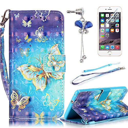 Iphone Plus Case Sunroyal Bling Diamond Crystal Leather Wallet