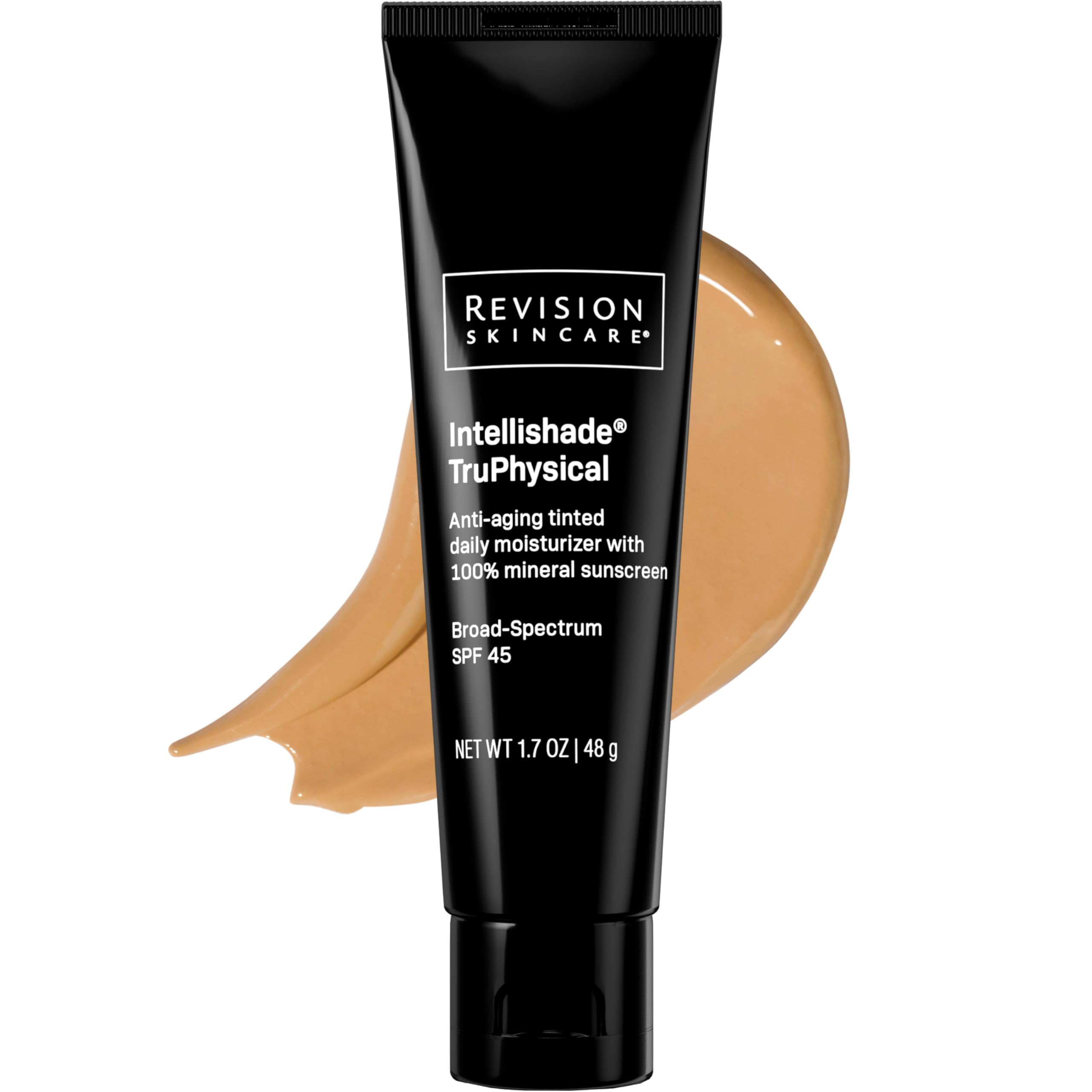 Photo 1 of **Expired** Revision Skincare Intellishade® TruPhysical SPF 45, 100% Mineral Sunscreen for Face, Anti-Aging Moisturizer with SPF and Vitamin C, Tinted Sunscreen for Sensitive Skin, 1.7 oz