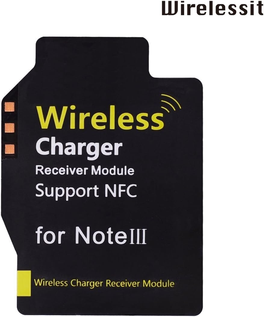Note 3 Qi Receiver,WIRELESSIT Qi Standard Wireless Charging Receiver Module for Samsung Galaxy Note 3 0.5mm Ultra-thin