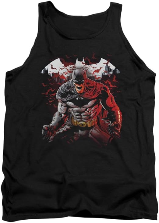 Mens BATMAN RAGING BAT Tank Top Size S2XL Amazon.co.uk Clothing