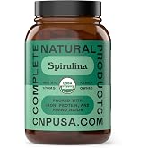 Pure Hawaiian Blue Green Spirulina Powder Capsules - 470mg Capsules 100 Pills, Non GMO, Natural