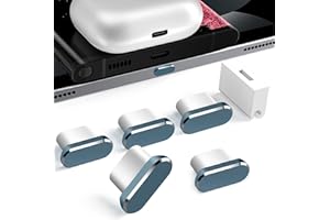 USB Type C Anti Dust Plug, TITACUTE Cover Cap [5-Pack] Plugs Port Caps Protectors for iPad Pro Air Mini Samsung A53 S22 S21 S20 FE Galaxy Z Flip Fold 4 3 Google Pixel 7 6 OnePlus, Grey