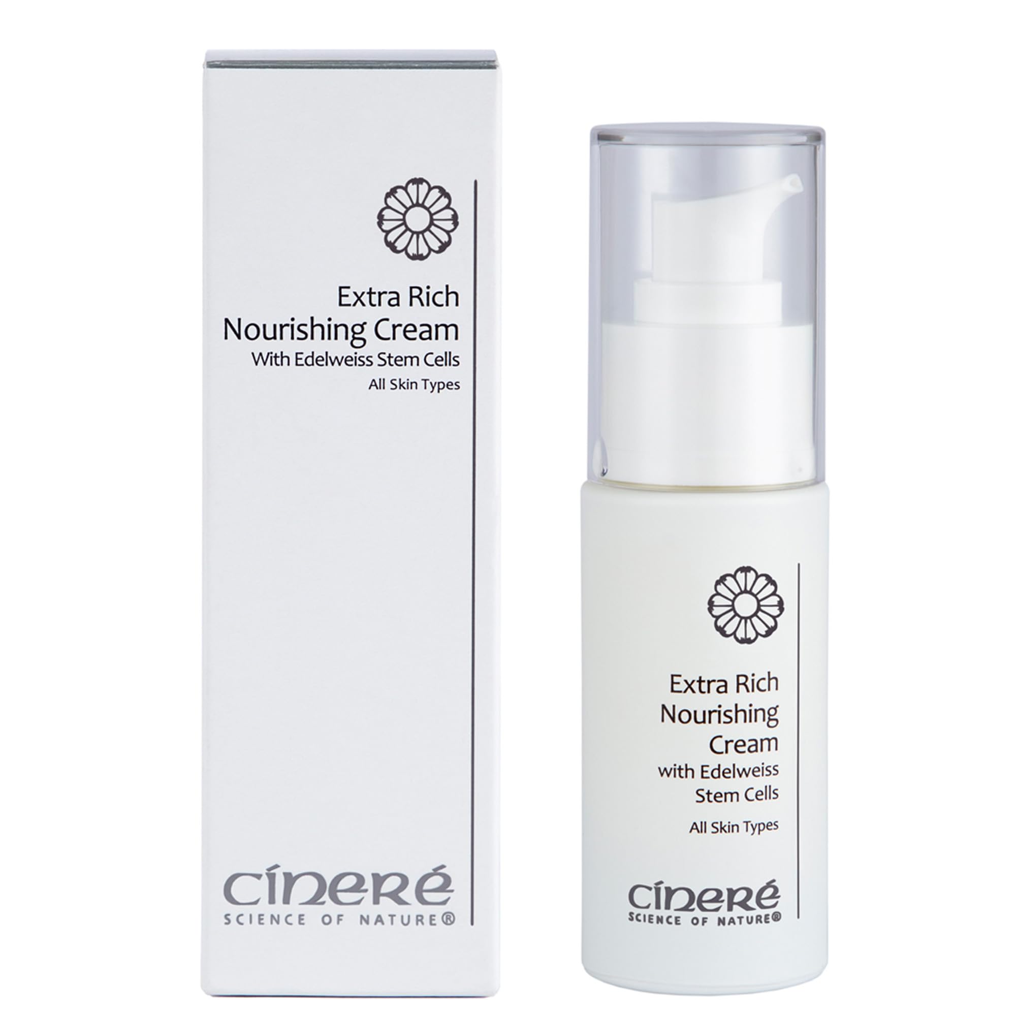 Cinere Extra Rich Nourishing Cream 30ml | Best Hydrating Moisturiser | Anti Aging Face Cream | Dewy & Brightening | Boosts Collagen | Instant Glow & Elastin Production| Hydrating