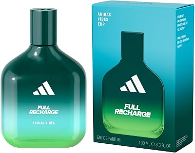 Vibes Full Recharge Eau de Parfum, langanhaltender, belebender Unisex-Duft mit würzig-frischen Noten und natürlichen ätherischen Ölen, 100ml