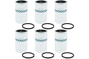 6PCS HHTA0-37710 HC-37710-2 Hydraulic Filter Compatible with Kubota B, L, M, MX Series Compact Tractor B20 B21 L2900 L3130 M1