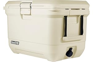 Coleman Pro Heavy-Duty 45qt Ultra-Light Premium Hard Cooler, Extra-Thick Insulation Keeps Ice up to 4 Days, 74-Can Capacity