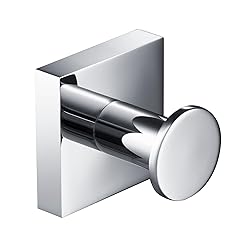 Kraus Ventus Bathroom Robe and Towel Hook, Chrome