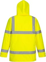 Portwest S460 Hi Vis Winter Jacket Waterproof Reflective Bio Motion XXXL Yellow view 5