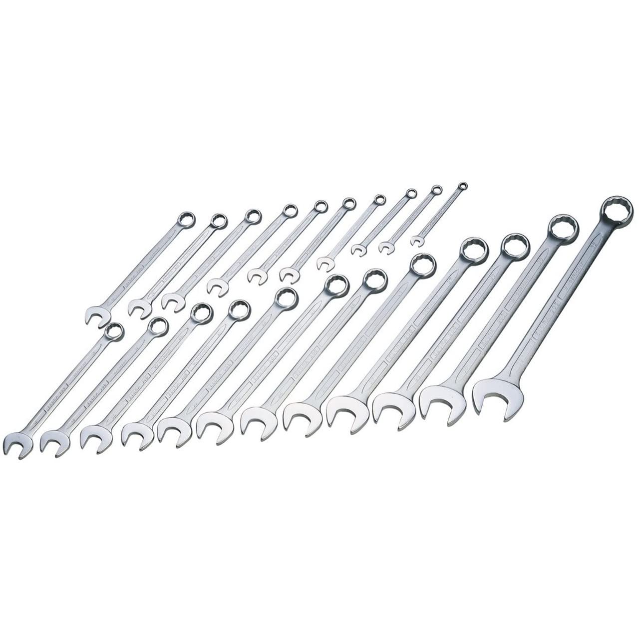 Draper 3115 S22M Elora Long Metric Combination Spanner Set, 8mm-32mm, 22 Pieces