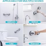 TAILI Suction Grab Rails for Bathroom 2 Pack 31 cm No Drilling 110 kg view 9