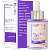Bakuchiol Plumping Serum – Retinol Alternative for Sensitive Skin with Vitamin E, Hyaluronic Acid, Collagen, Serum for Anti-Aging, Wrinkle Reduction Skin Firming & Smoothing 1 fl.oz