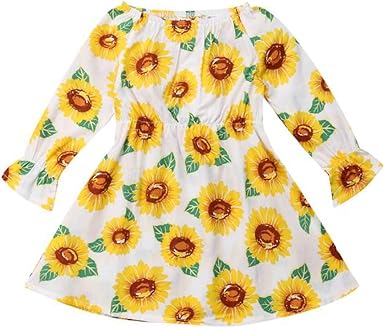 sunflower toddler dress