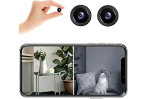 NOBEYSTON Hidden Spy Camera for Home Use, Mini Security WiFi Camera, HD 1080P Outdoor/Indoor Night Vision Cam for Baby, Pets,