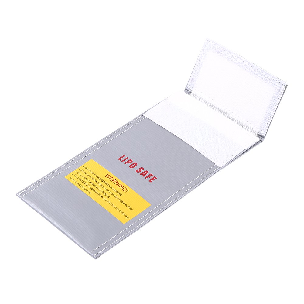 RC Battery Bag, Lipo Battery Fireproof Explosion-Proof Safety Guard Bag Protection Charging Sack Pouch Protector 100 * 200mm