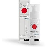 Kiyomi Skin Travel Size Cleaning Oil 1 fl.oz. With 5-ALA and Vitamin E Cleanser Vegan Facial Cleanser Make Up Remover