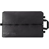 Eagle Creek Pack-It Isolate Shoe Sack - Breathable Shoe Sack for Travel - Lightweight & Portable - Washable - Water-Resistant - Easy-Grab Zipper - Top Handle - Black