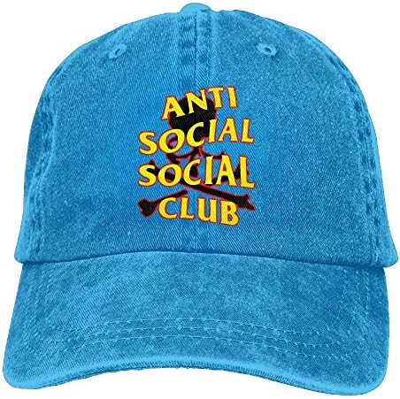 Anti Social Social Club Unisex Washed Cap Fashion Sports Stetson Hat
