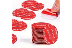 Lot de 50 rubans adhésifs double face ultra résistants de 3 cm - Résistants à la chaleur - Sans résidus - Pour voiture, maiso