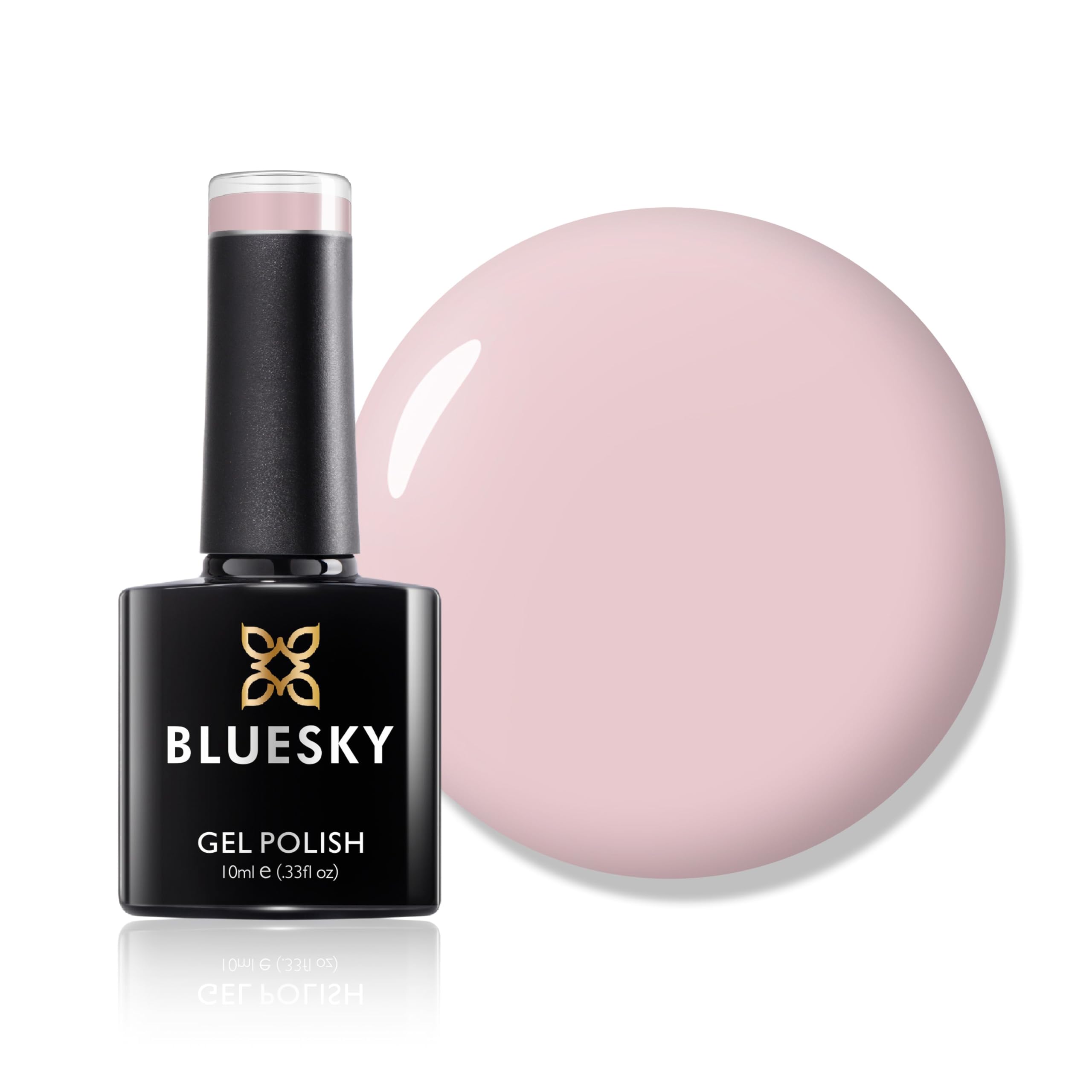 Bluesky Gel Nail Polish, Nude Knickers 80565, Light Pink Long Lasting, Chip Resistant, 10 ml — image 1