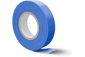 Tangting phoenix Flame Retardant Blue Electrical Tape; 3/4 Inch * 66 Feet; PVC Electric Tape for Under 600V Electric, Repair, Home Outdoor Indoor Wire Insulation, 5℉ to 221℉ (1, Blue)
