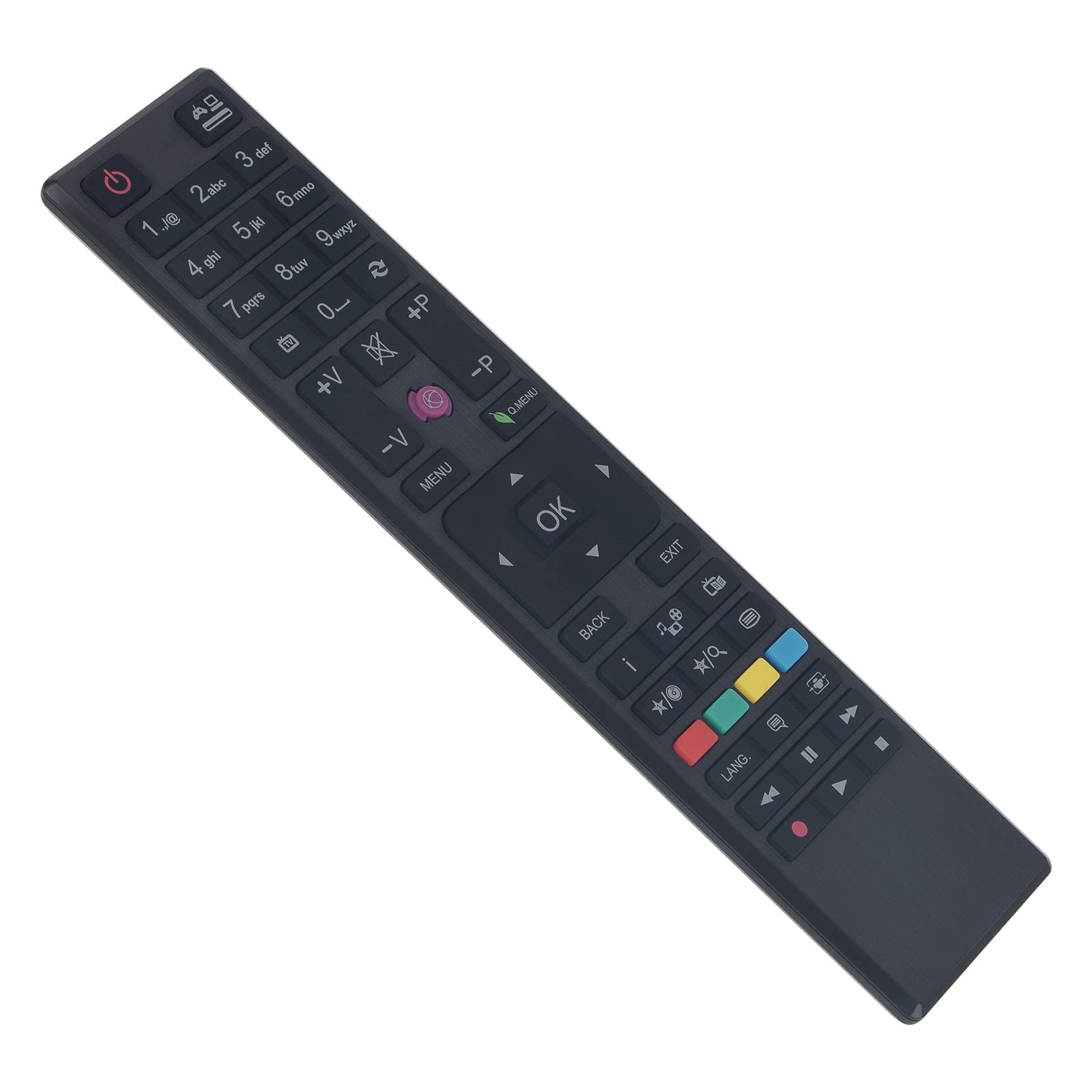 VINABTY RC 4876/30088184 Remote Control Replacement for Kendo for Kendo LED 42FHD161 RC4876/30088184 for HITACHI 32HE1610FTR for BUSH DLED40287FHD DLED48287FHD 32278HDDVDB for FINLUX for LINSAR