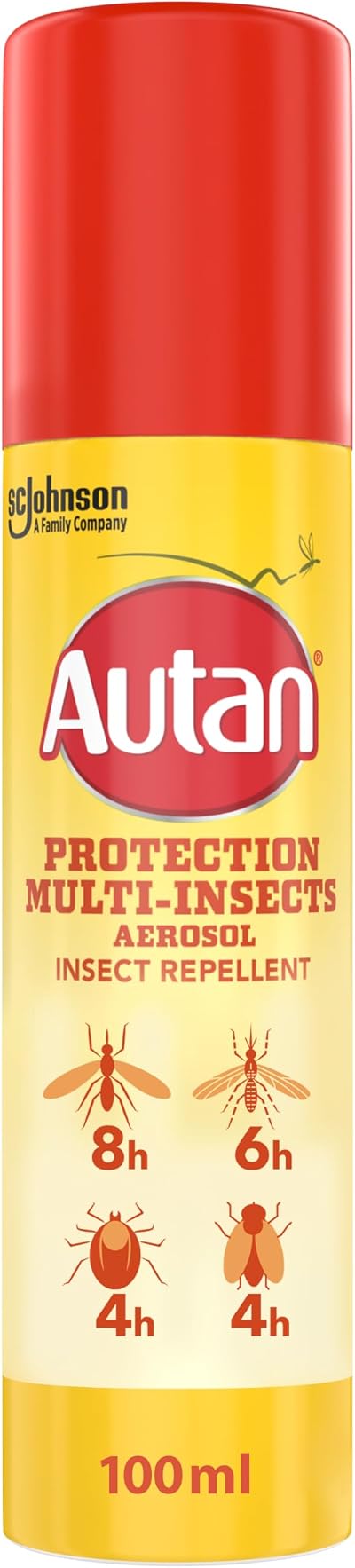Autan Mosquito & Insect Repellent Spray 100ml DEET Free Up to 8h Kids