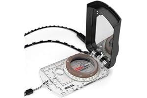 Silva 16DCL-6400 Military Compass - NATO Grade, Glow In The Dark, Acrylic/Acetal, PC/ABS, TPU Material