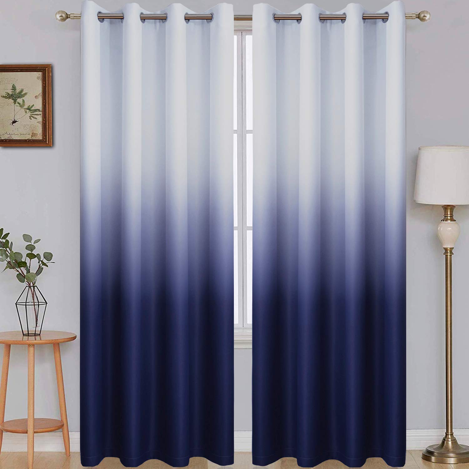 Best indigo curtains for living room