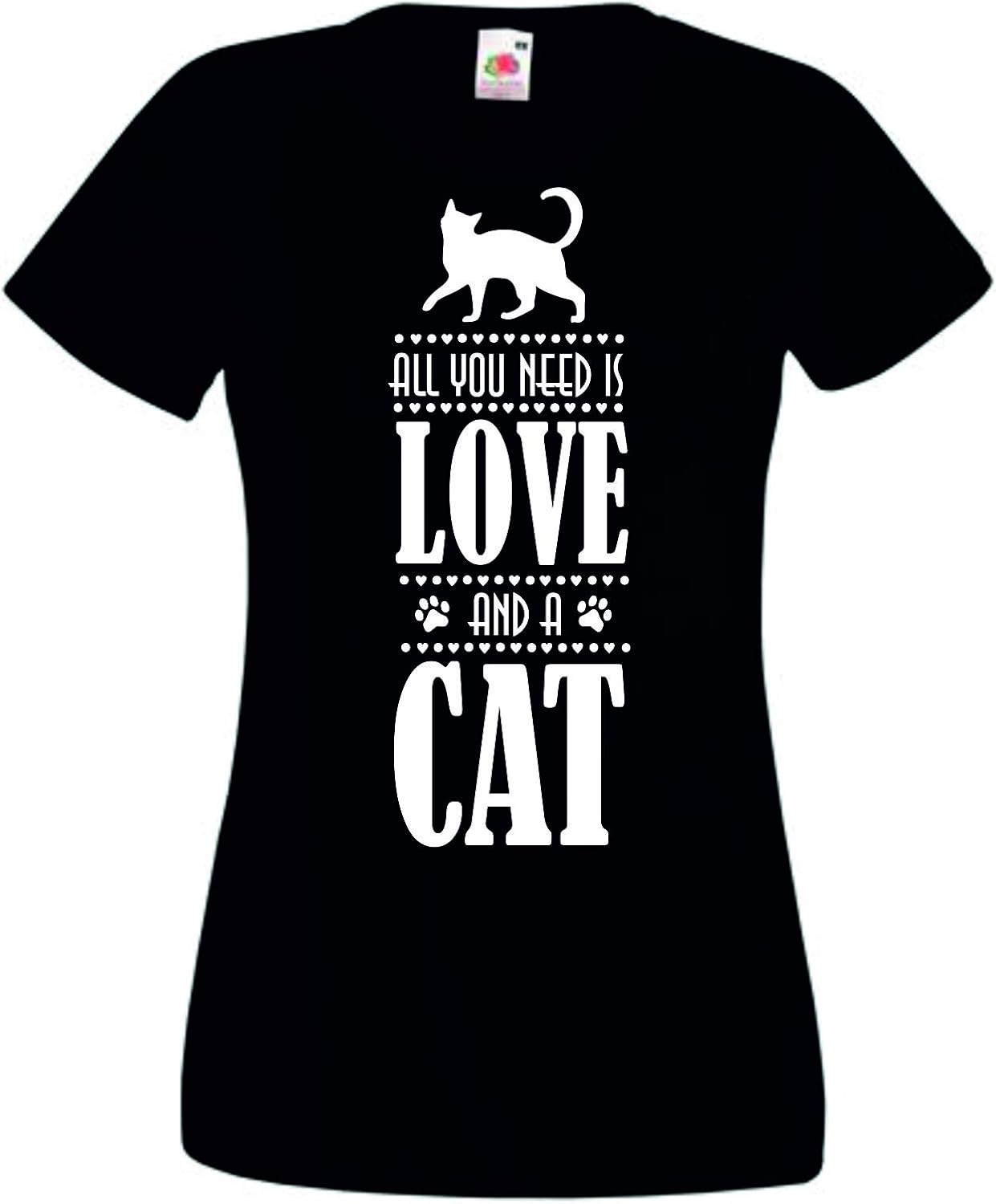 Pusheen Kinder T-Shirt Mit Brusttasche - 100% Baumwolle In Lila Für Größen 134-152