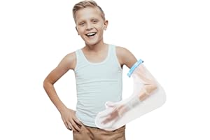 QINAOCO Waterproof Kids Cast Cover for Shower Arm, Teens Long Full Arm Cast Protector for Shower, Shower Sleeve for Arm Cast Bag, Arm Cover for Showering After Surgery Comfortable Watertight Seal Reusable
