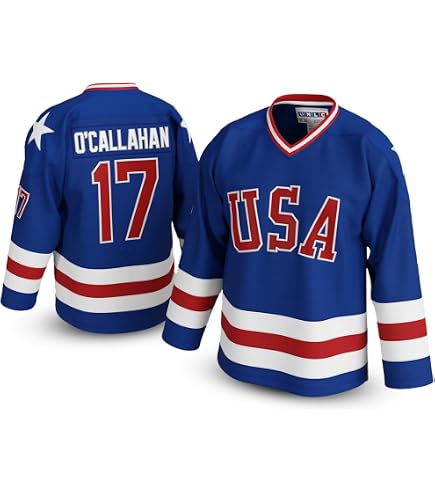 Amazon.com: UNLC #30 Jim Craig Miracle Team USA Hockey Jersey