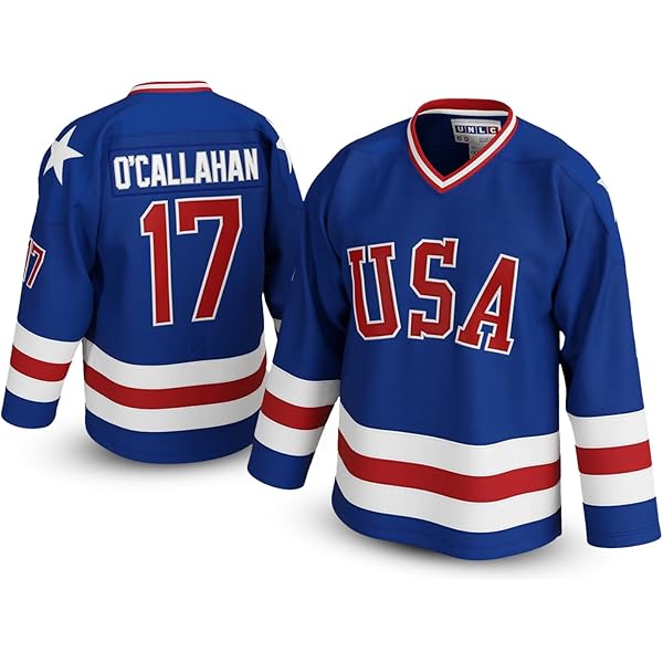 Amazon.com: UNLC Mike Eruzione #21 Miracle 1980 USA Olympic Hockey