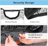 Toptrek Bike Cover 210T Waterproof Universal Size 200x110x70cm Black view 3