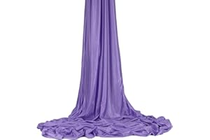 Wellsem Deluxe L:5.5 Yards W:3 Yard Pilates Yoga Flying Swing Aerial Yoga Hammock Silk Fabric for Yoga Bodybuilding(5mx2.8m)