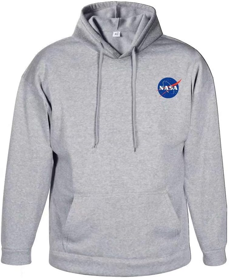 VoTii NASA Logo Print Hoodies Sweatshirt Fashion Pullover for Women Men Gifts