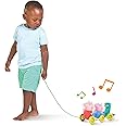 TOMY Toomies Peppa Pig Pull Along Toy - Peppa Pig Toys with Music and Wheels - Baby and Toddler Push Toys with Wibble Wobble Action - Walking Toys Ages 18 Months and Up