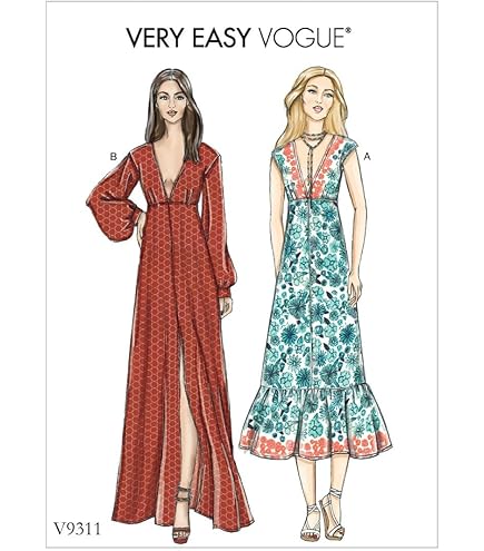 Amazon.com: McCall's 4233 Misses Boho Dress or Top, Bonus: Garment Bag  Included Vintage Sewing Pattern : Arts, Crafts & Sewing