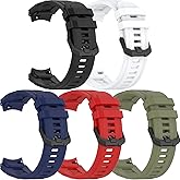Chofit Watch Strap Compatible with Amazfit T-Rex 3 Pro 48MM Band,Flexible Silicone Bands Adjustable Sport Replacement Wristband Smartwatch Accessories