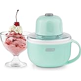 Dash My Mug Ice Cream Maker - Makes Single Serving of Gelato, Frozen Yogurt, Sorbet &amp; More - Easy to Clean &amp; Use - Aqua, 1 Bowl