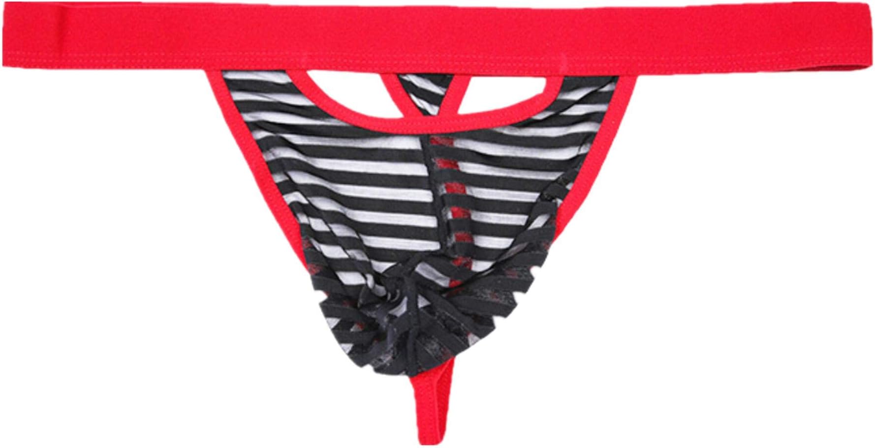 Mens Micro Mesh Stretch Thong T-Back Sexy Underwear String Thong Bikini Underwear Slip
