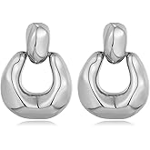 Gold Silver Hoop Dangle Earrings For Women Statement Retro Earrings Multiple Styles Jewelry for Birthday Party Jewelry