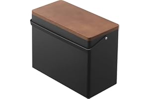 Yamazaki Home Tower First Aid Box Three Tiered Medical Supplies Metal Organizer With Multicompartment Storage - Steel + Wood