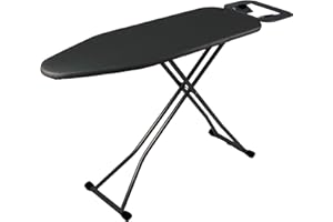 PETIARKIT Ironing Board?12’’*36’’ Heat Resistant Cover Iron Board with Steam Iron Rest, Foldable Ironing Stand for Easy Stora