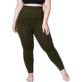 SHAPERMINT High Waisted Tummy Control Compression Leggings for Women - Petite to Plus Size Womens Leggings Non See Through