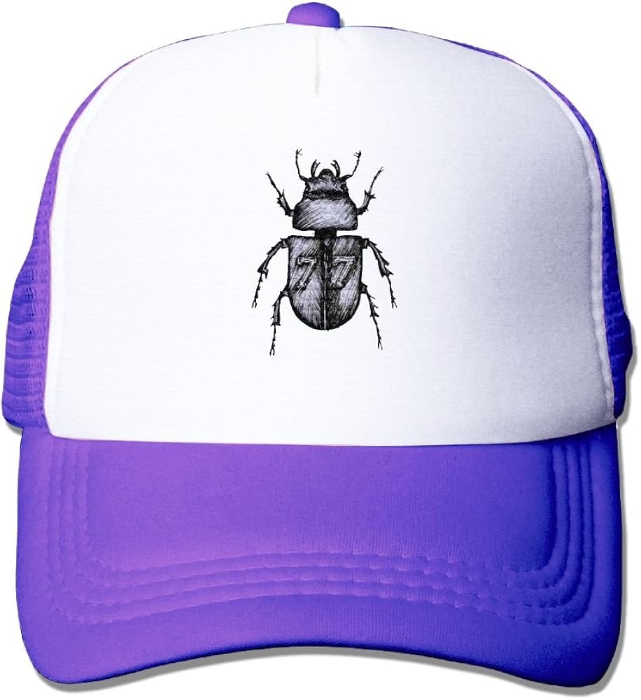 Unisex Insect Bug Cool Sktch Poster Funny Fashion Mesh Cap Trucker Hats