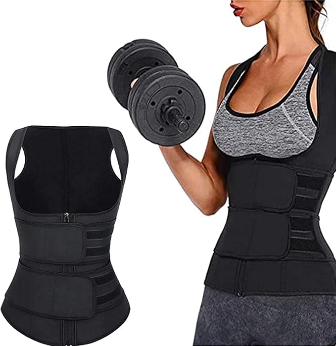 HeatUp 2in1 Bust Lifter & Waist Shaper, Women Waist Trainer Vest Clothing
