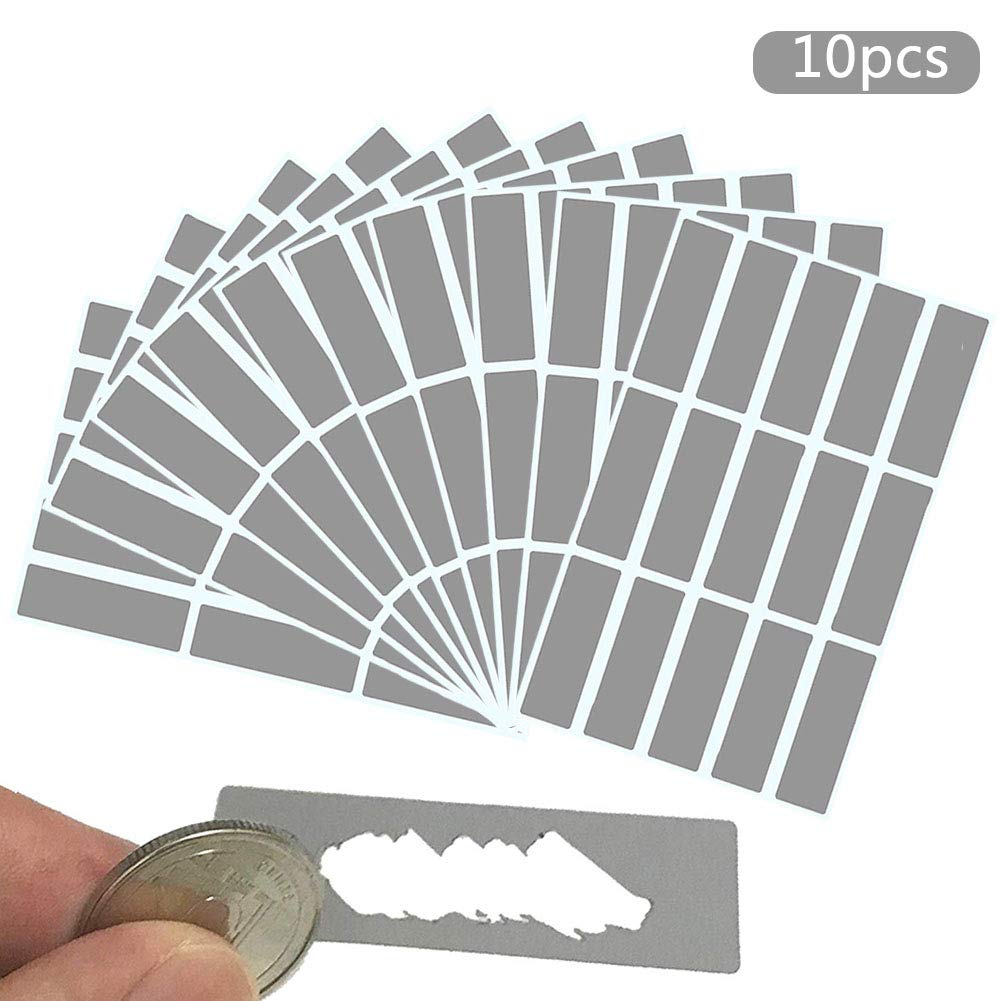 50 Pièces DIY Cartes à Gratter, Étiquettes D'autocollants à Gratter En Forme De Grand Coeur