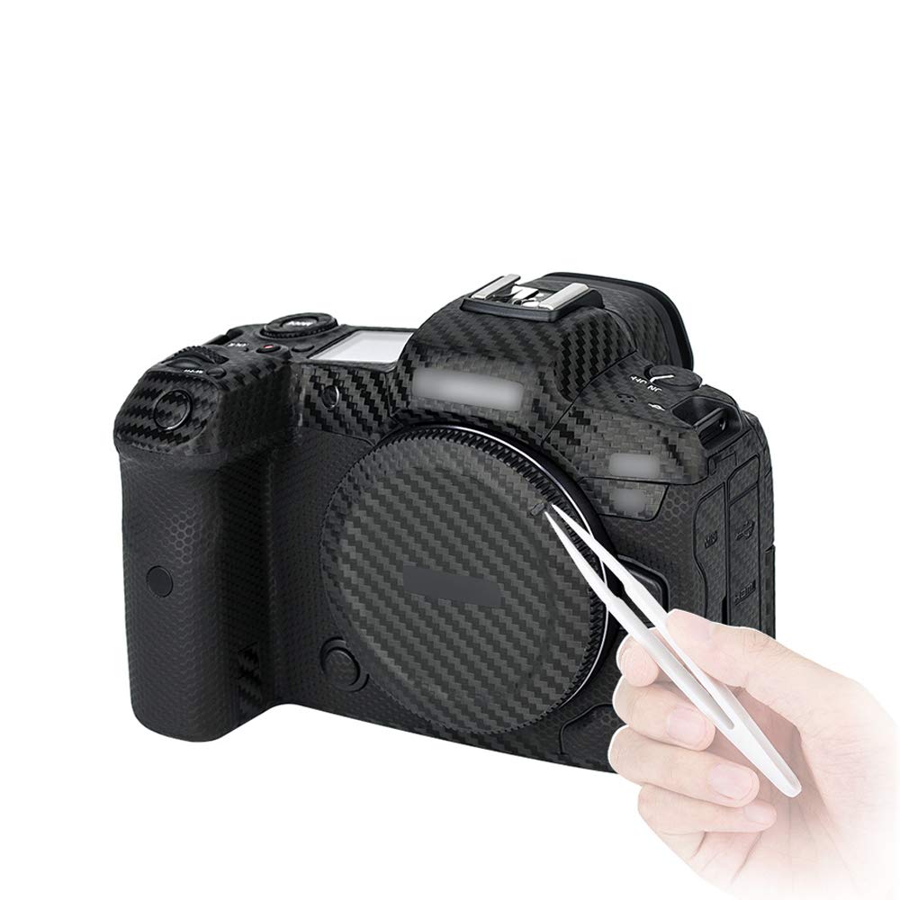 KIWIFOTOS Camera Body Skin Guard Protector Anti-Scratch Cutting Sticker for Canon EOS R5 Camera Non-slip Carbon Fiber Pattern Cover Film