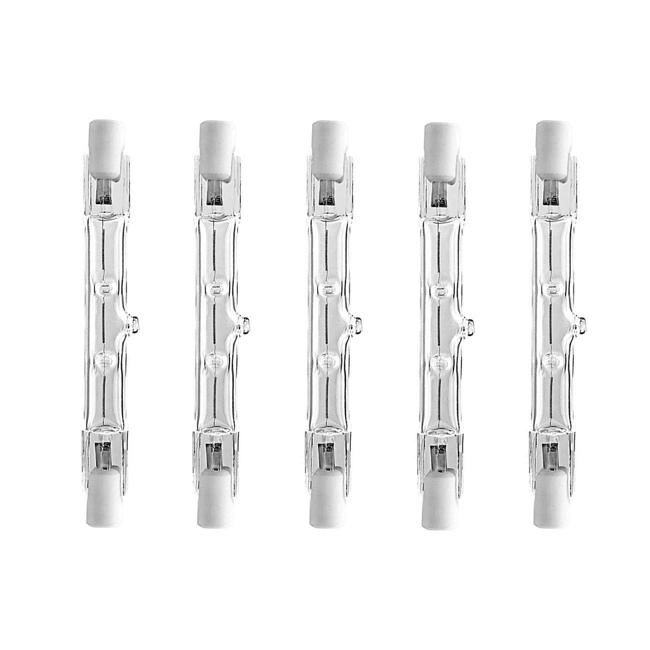 5 Pack 100W 78mm Tungsten Linear R7s Halogen Floodlight J78 Security